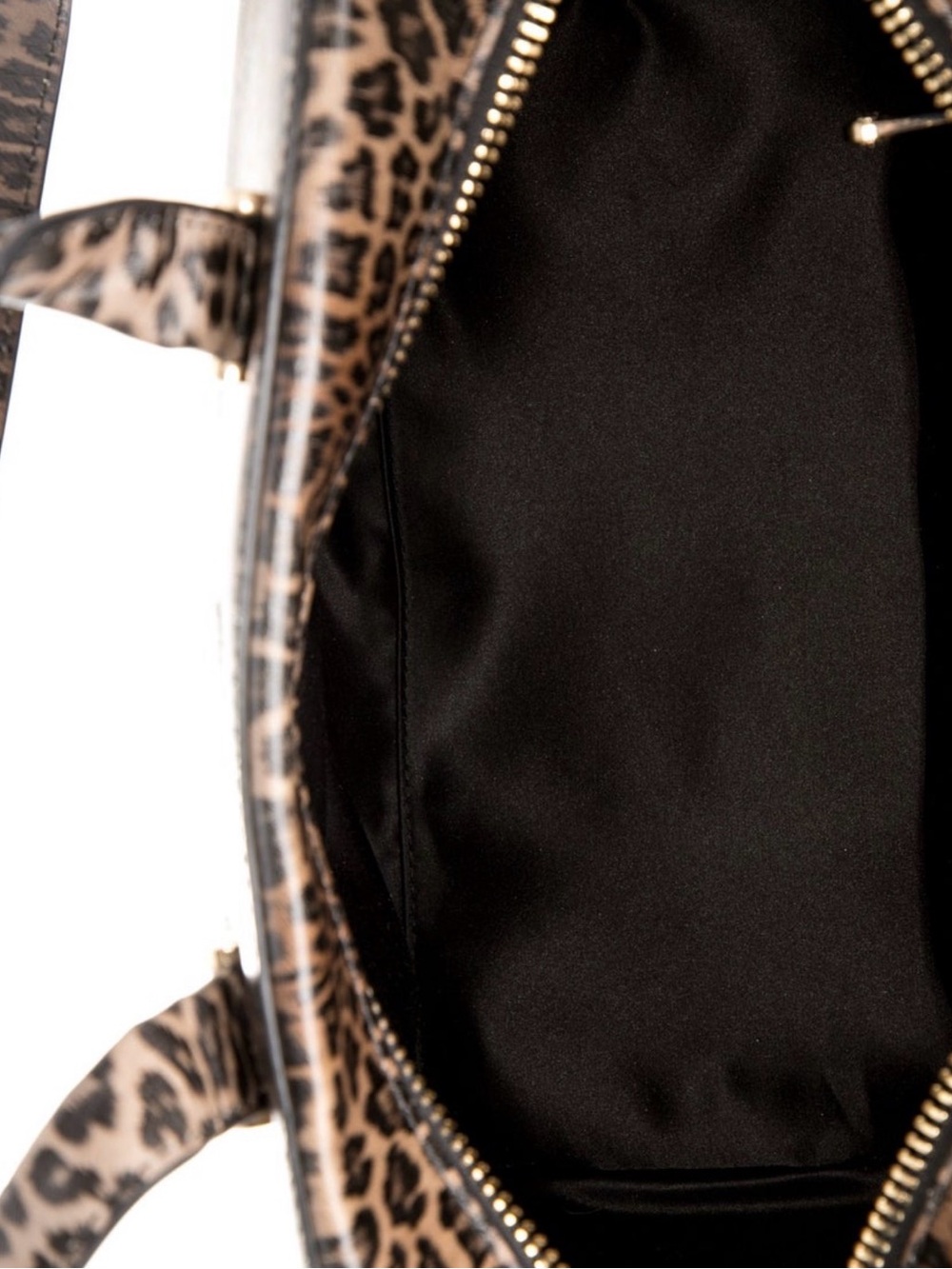 Henri Bendel Leopard Print Leather Satchel w/crossbody - LIKE NEW! Rare AF! - Picture 5 of 5